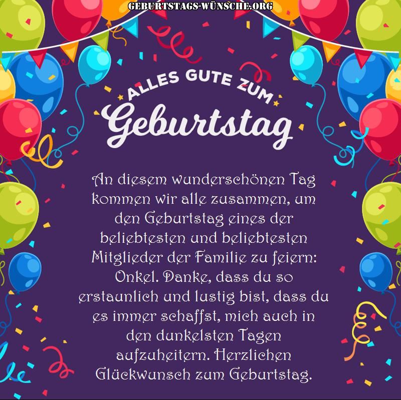 Bilder Zum Geburtstag Für Onkel