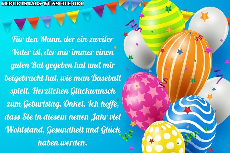 Geburtstagsgrüße Für Onkel