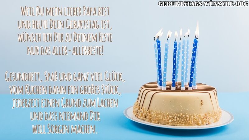 Glückwünsche Zum Geburtstag Für Papa