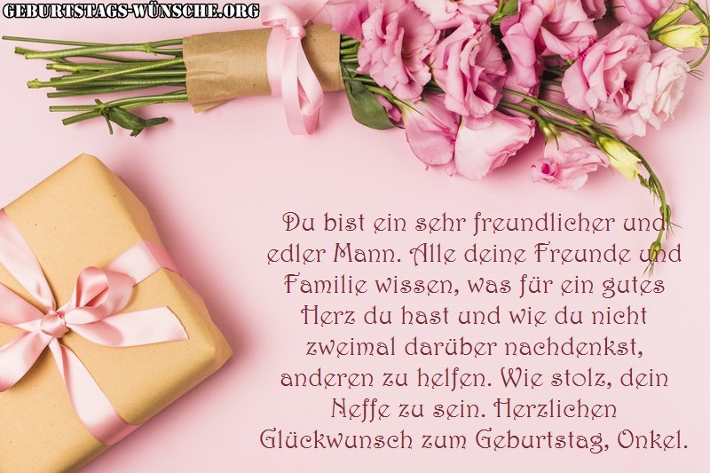 Schöne Geburtstagssprüche Für Onkel