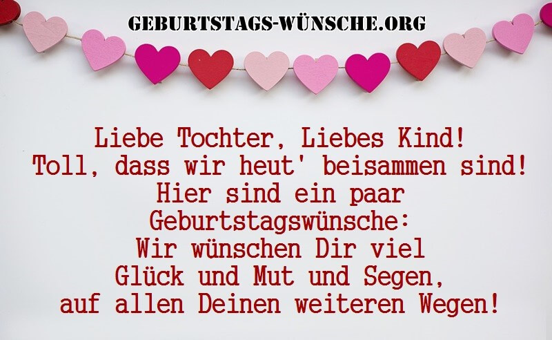 wünsche zum geburtstag für Tochter wünsche zum geburtstag für Tochter