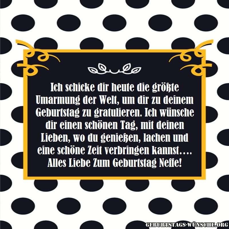 Geburtstagsgrüße Für Neffen