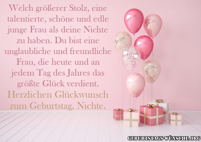 Geburtstagsgrüße Für Nichte