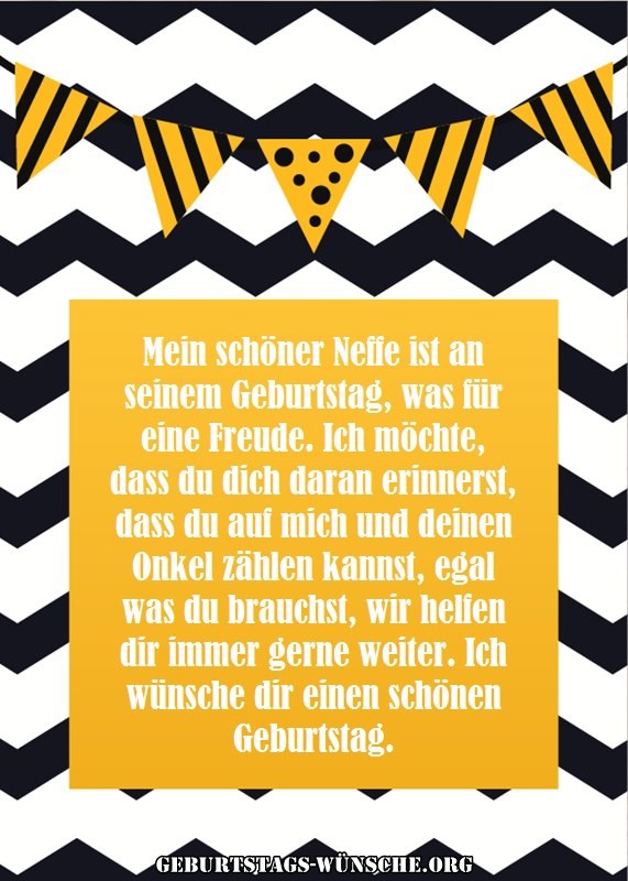 Grüße Zum Geburtstag Für Neffen