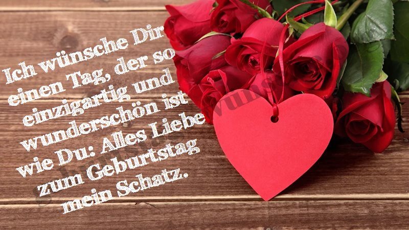 Wünsche Zum Geburtstag Für Meine Schatz