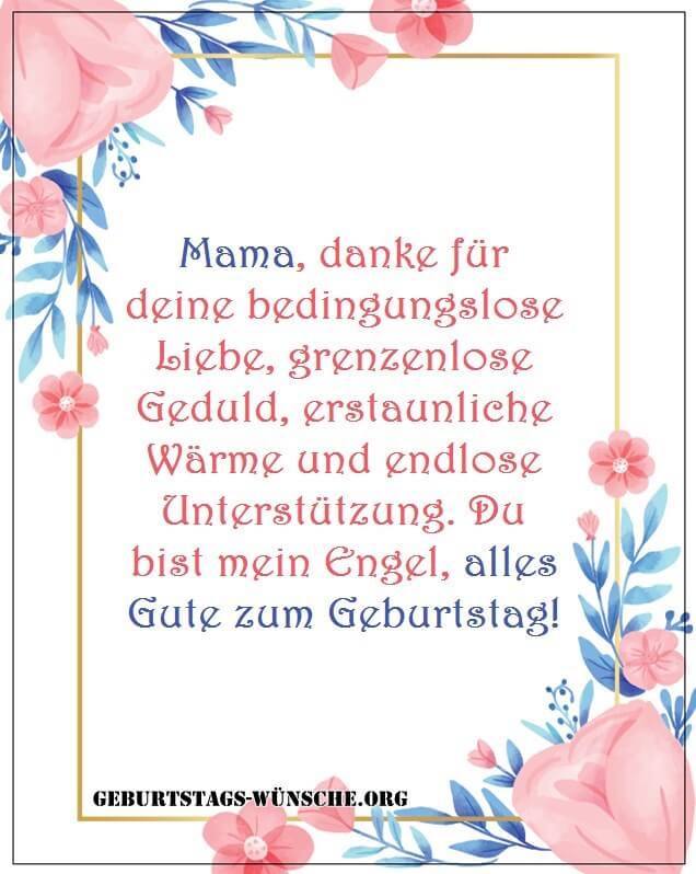 Wünsche Zum Geburtstag Für Mama