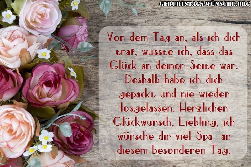 Geburtstagsglückwünsche Für Meine Schatz