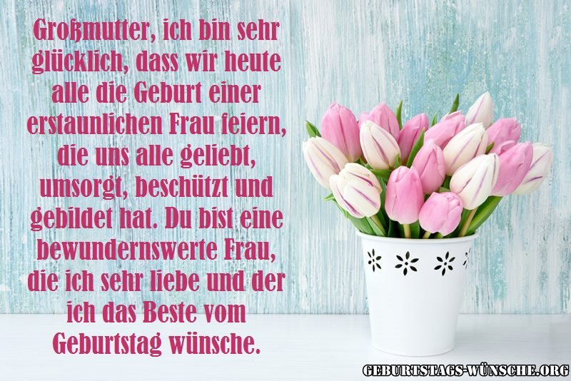 Geburtstagsglückwünsche Für Oma