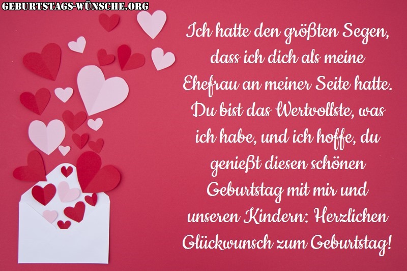Geburtstagsgrüße Für Ehefrau