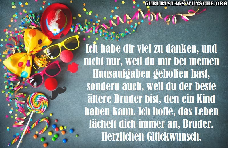 Geburtstagssprüche Für Bruder