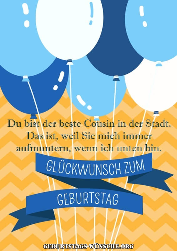 Geburtstagssprüche Für Cousin