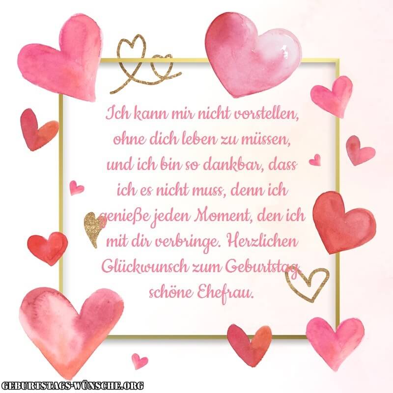 Geburtstagssprüche Für Ehefrau