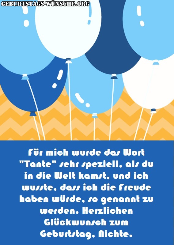 Geburtstagssprüche Für Nichte