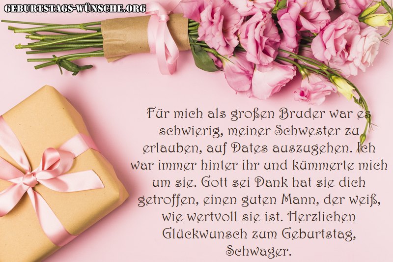 Glückwünsche Zum Geburtstag Für Schwager