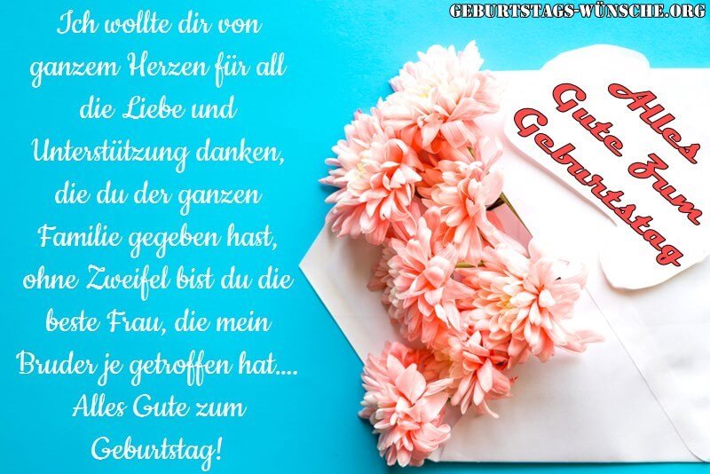 Glückwünsche Zum Geburtstag Für Schwägerin