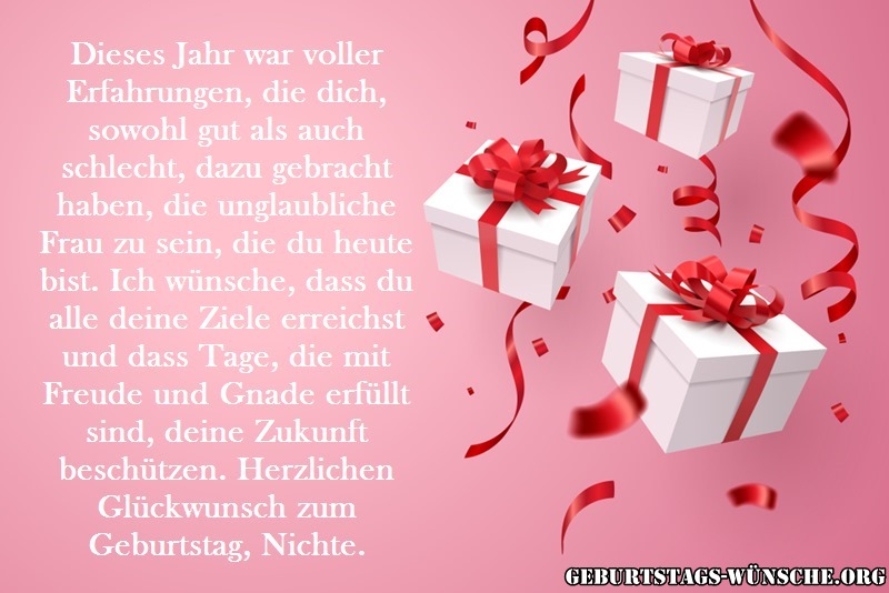 Schöne Geburtstagssprüche Für Nichte